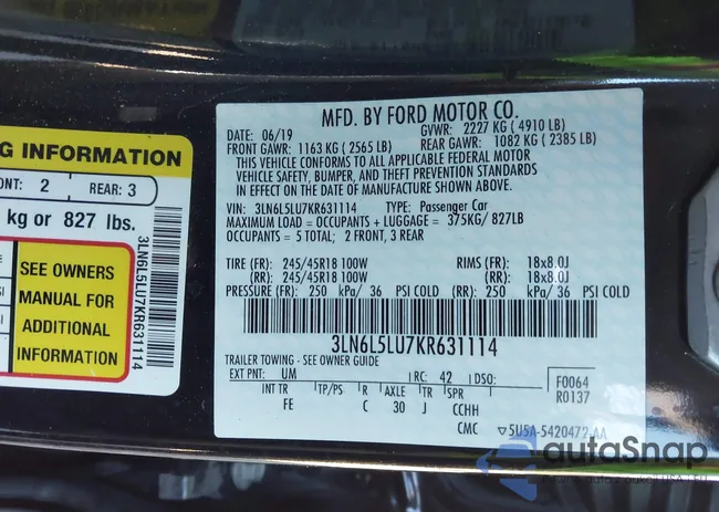 3LN6L5LU7KR631114: 43928391