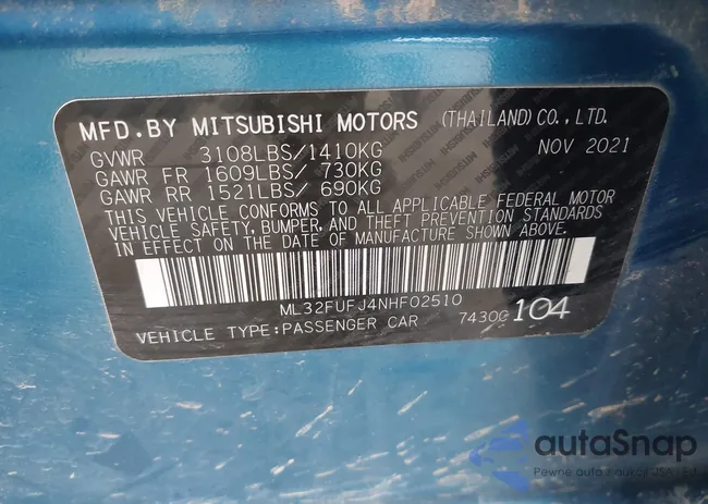 ML32FUFJ4NHF02510: 43928500