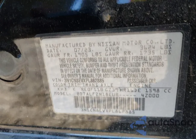 3N1CN8EVXPL862885: 43928522