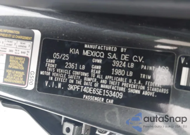 3KPFT4DE6SE153409: 43928597