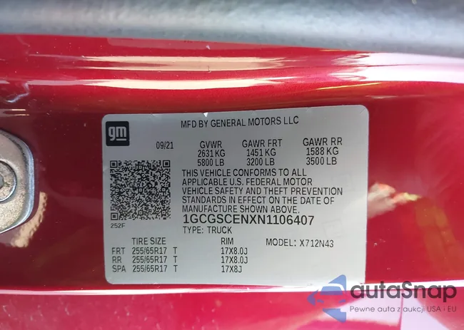 1GCGSCENXN1106407: 43929790