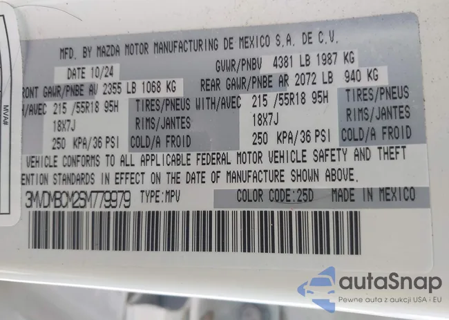 3MVDMBCM2SM779979: 43930284