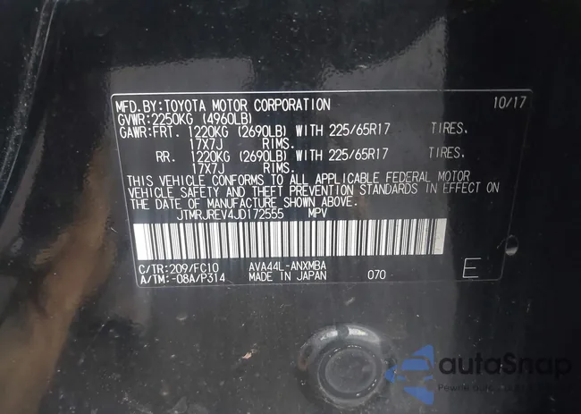 JTMRJREV4JD172555: 43930344