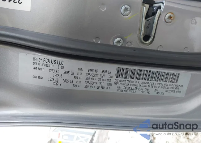 1C4PJMLB1LD560106: 43929658