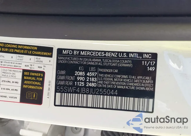 55SWF4JB8JU255044: 43929683