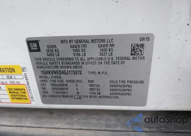 1GKKVNED4GJ173872: 43930854