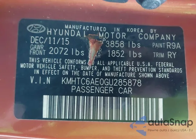 KMHTC6AE0GU285878: 43931150