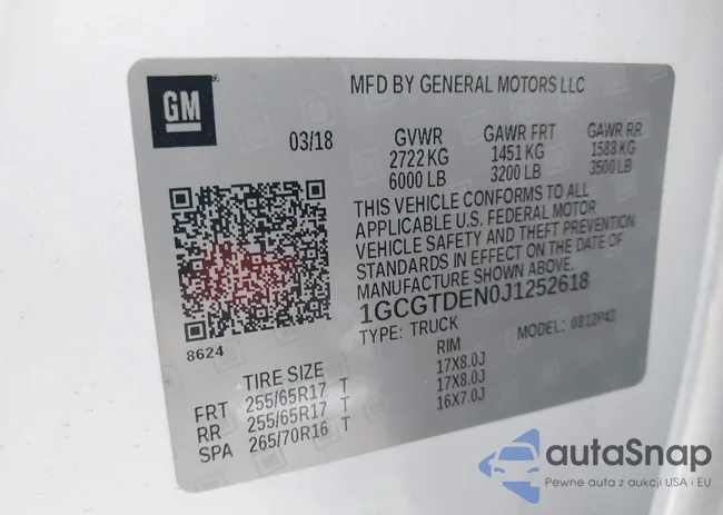 1GCGTDEN0J1252618: 43931274