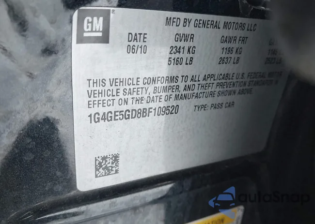 1G4GE5GD8BF109520: 43930567