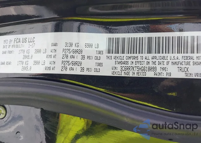 3C6RR7KT5HG618099: 43931844