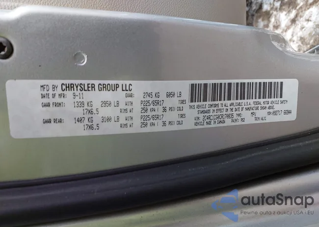 2C4RC1CG0CR170835: 43931922