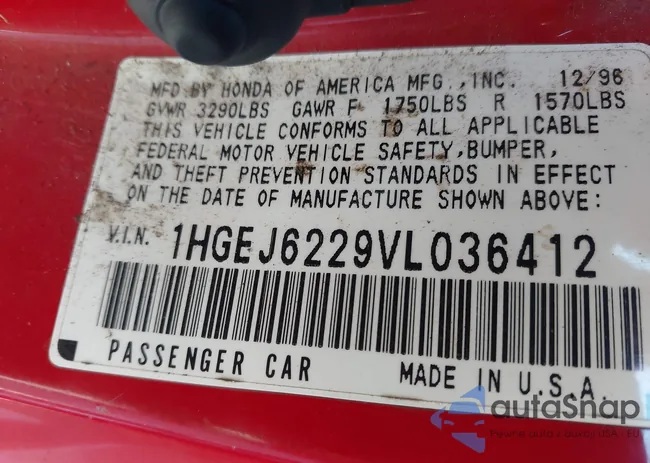 1HGEJ6229VL036412: 43932332