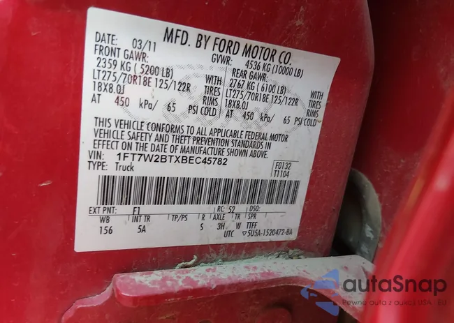 1FT7W2BTXBEC45782: 43931408