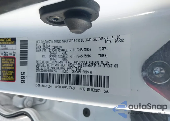 3TMCZ5AN1NM510792: 43931499