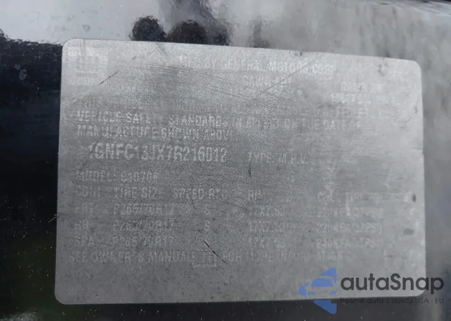 1GNFC13JX7R216012: 43931653