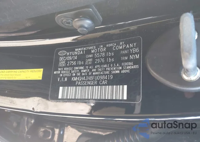 KMHGH4JH8FU098419: 43932780