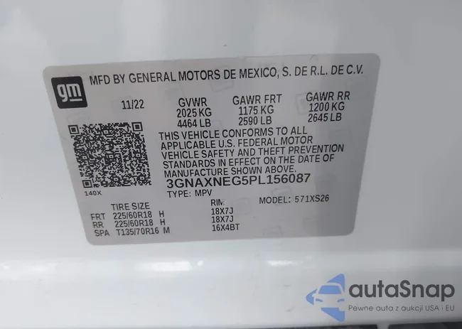 3GNAXNEG5PL156087: 43933003