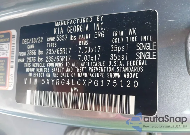 5XYRG4LCXPG175120: 43933176