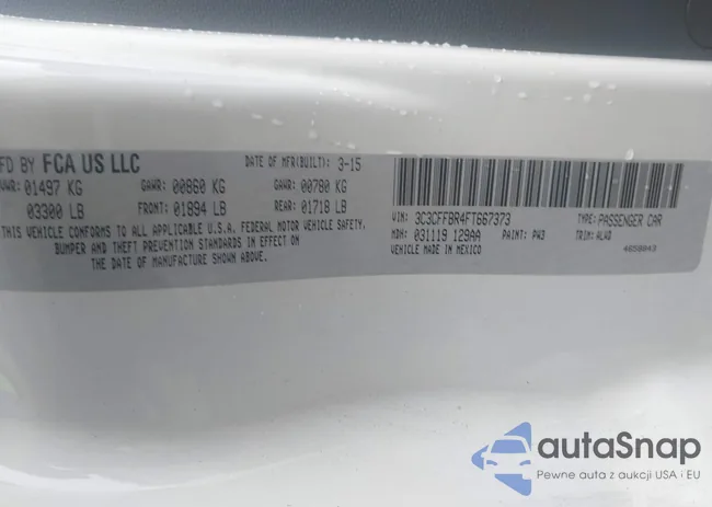 3C3CFFBR4FT667373: 43933256