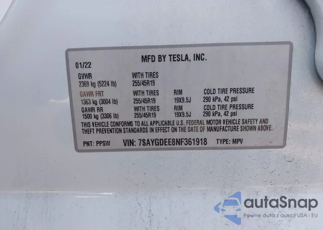 7SAYGDEE8NF361918: 43933270