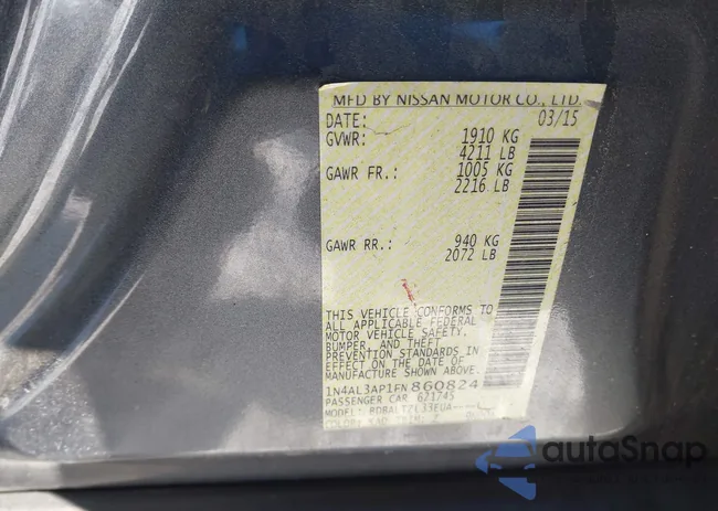 1N4AL3AP1FN860824: 43933336