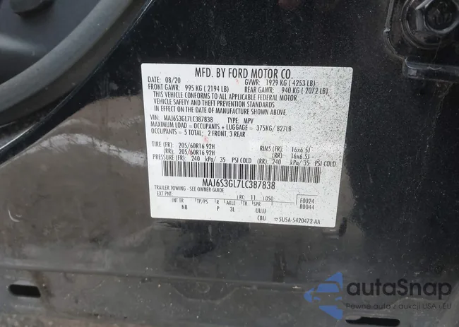 MAJ6S3GL7LC387838: 43932608