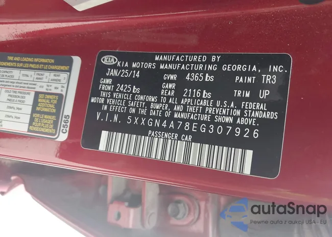 5XXGN4A78EG307926: 43932724