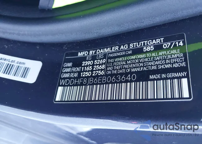 WDDHF8JB6EB063640: 43933787