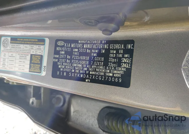 5XYKWDA2XCG273069: 43933809