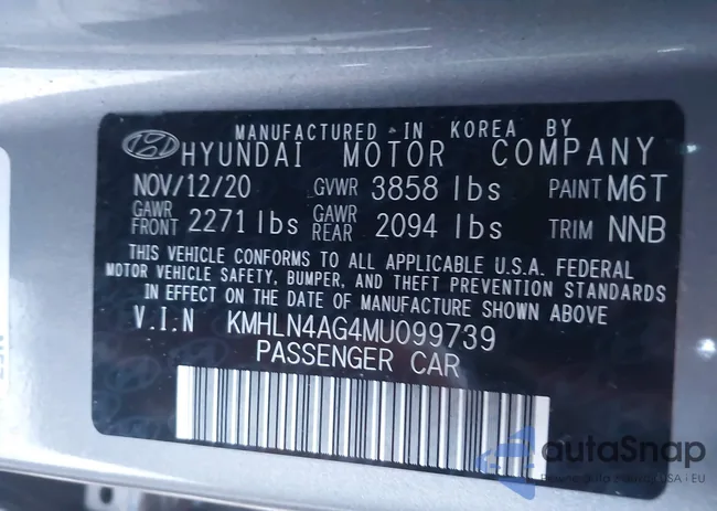 KMHLN4AG0MU098944: 43934246