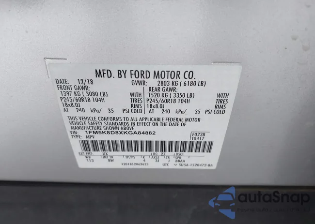 1FM5K8D8XKGA84882: 43934368