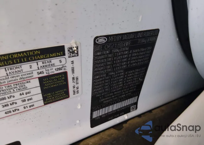 SALRT2RV9JA077091: 43933579