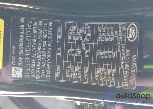 SALCT2FX3NH912546: 43933735