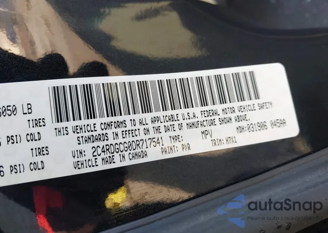 2C4RDGCG0DR717541: 43933763