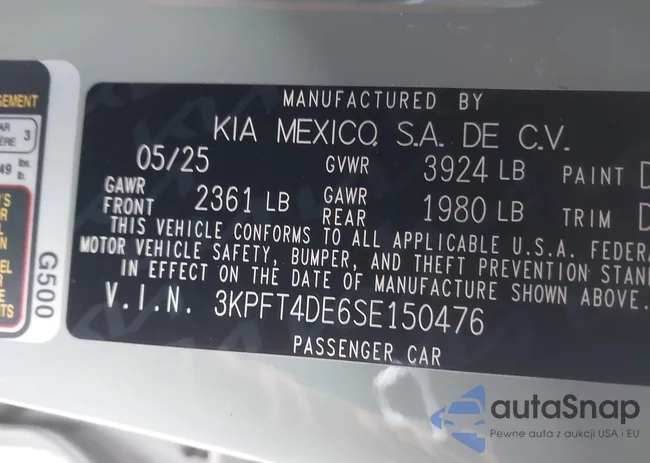 3KPFT4DE6SE150476: 43934774