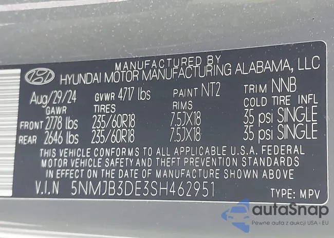 5NMJB3DE3SH462951: 43934804