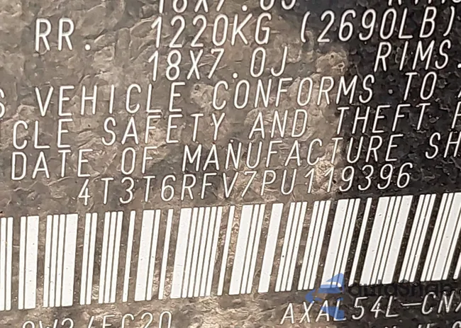 4T3T6RFV7PU119396: 43934913