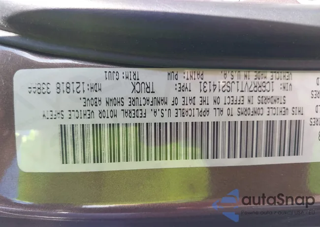 1C6RR7VT1JS214131: 43934994