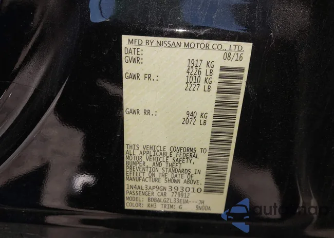 1N4AL3AP9GN393010: 43935216
