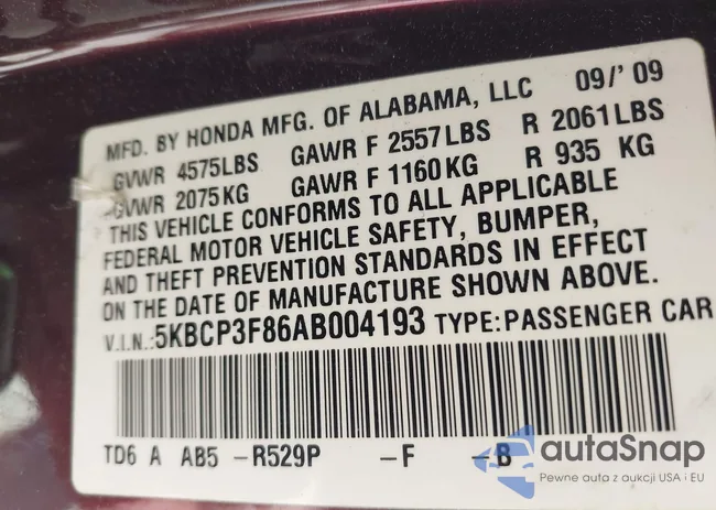 5KBCP3F86AB004193: 43935315