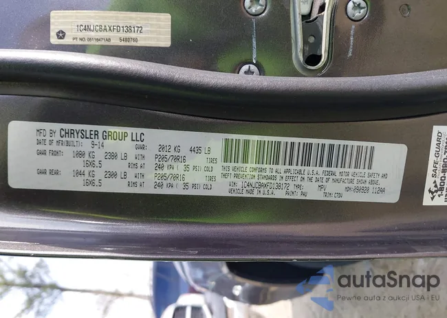 1C4NJCBAXFD138172: 43934370