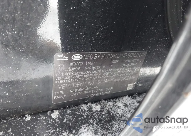 SAJAP4FX9KCP50849: 43934378