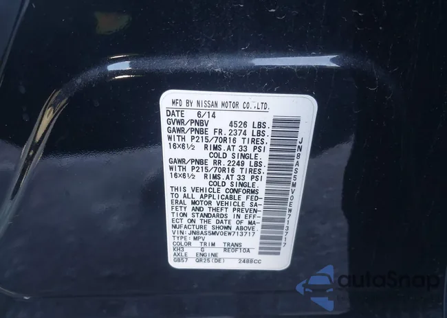 JN8AS5MV0EW713717: 43934569