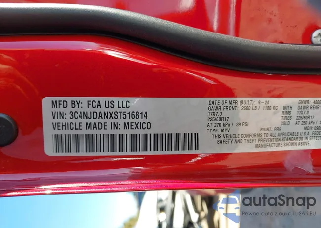 3C4NJDANXST516814: 43934729