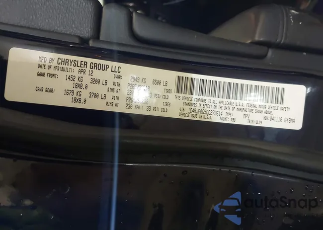 1C4RJFAG5CC279614: 43934767