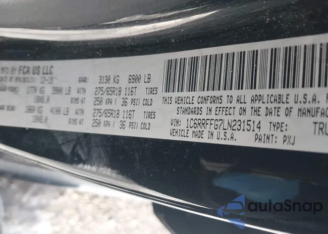 1C6RRFFG7LN231514: 43935805