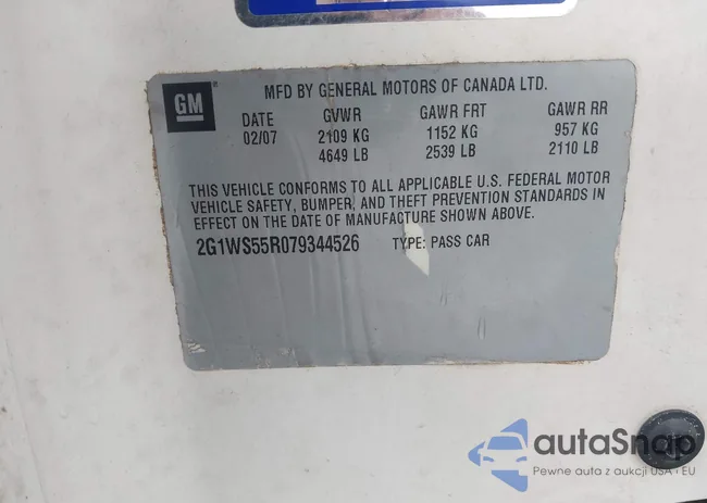 2G1WS55R079344526: 43936006