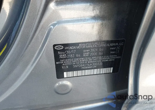 5NPD84LF9JH300335: 43936246