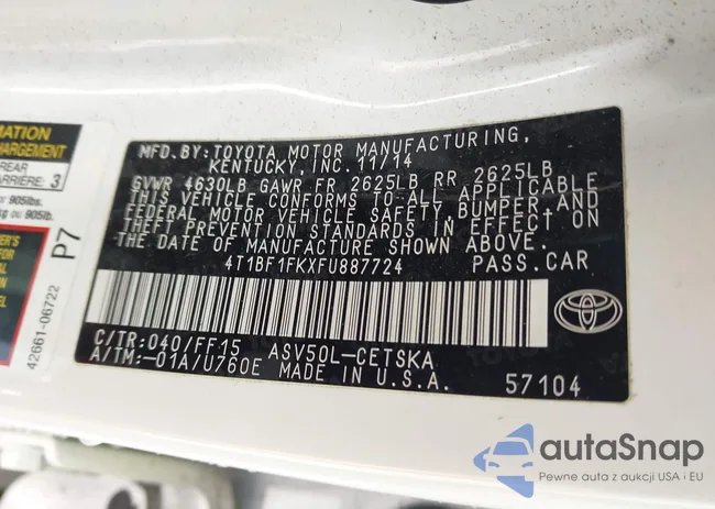 4T1BF1FKXFU887724: 43936272