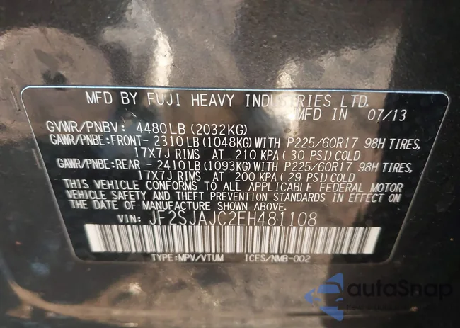 JF2SJAJC2EH481108: 43935373